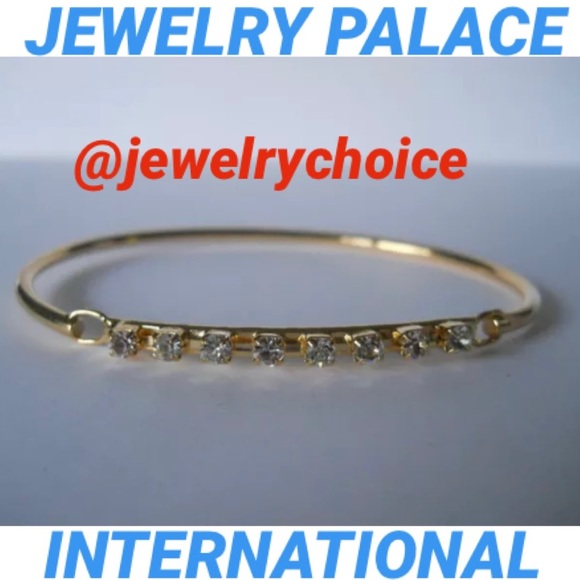 🆕14K Gold Filled Great Sparkling Crystal Bangle. - Picture 12 of 12